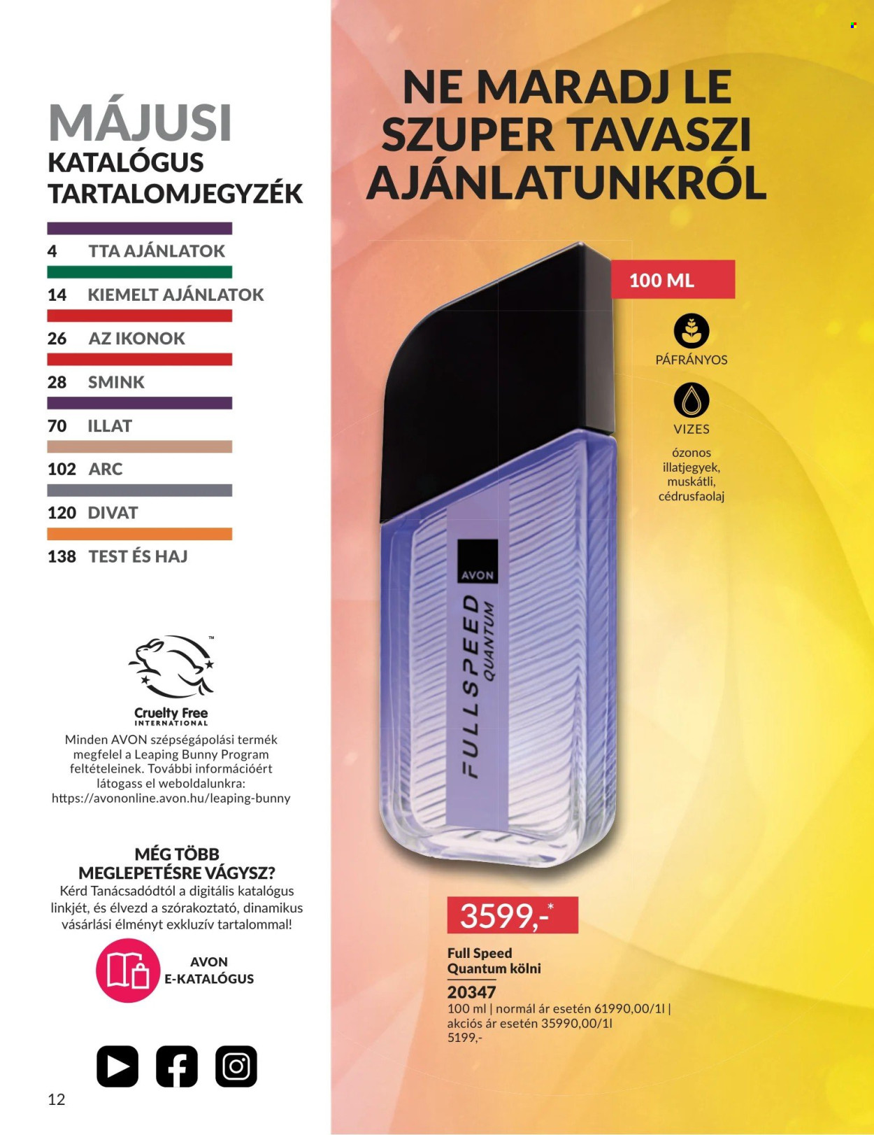 Avon akciós újságok - 2026.05.01 - 2026.05.31. Oldal 12