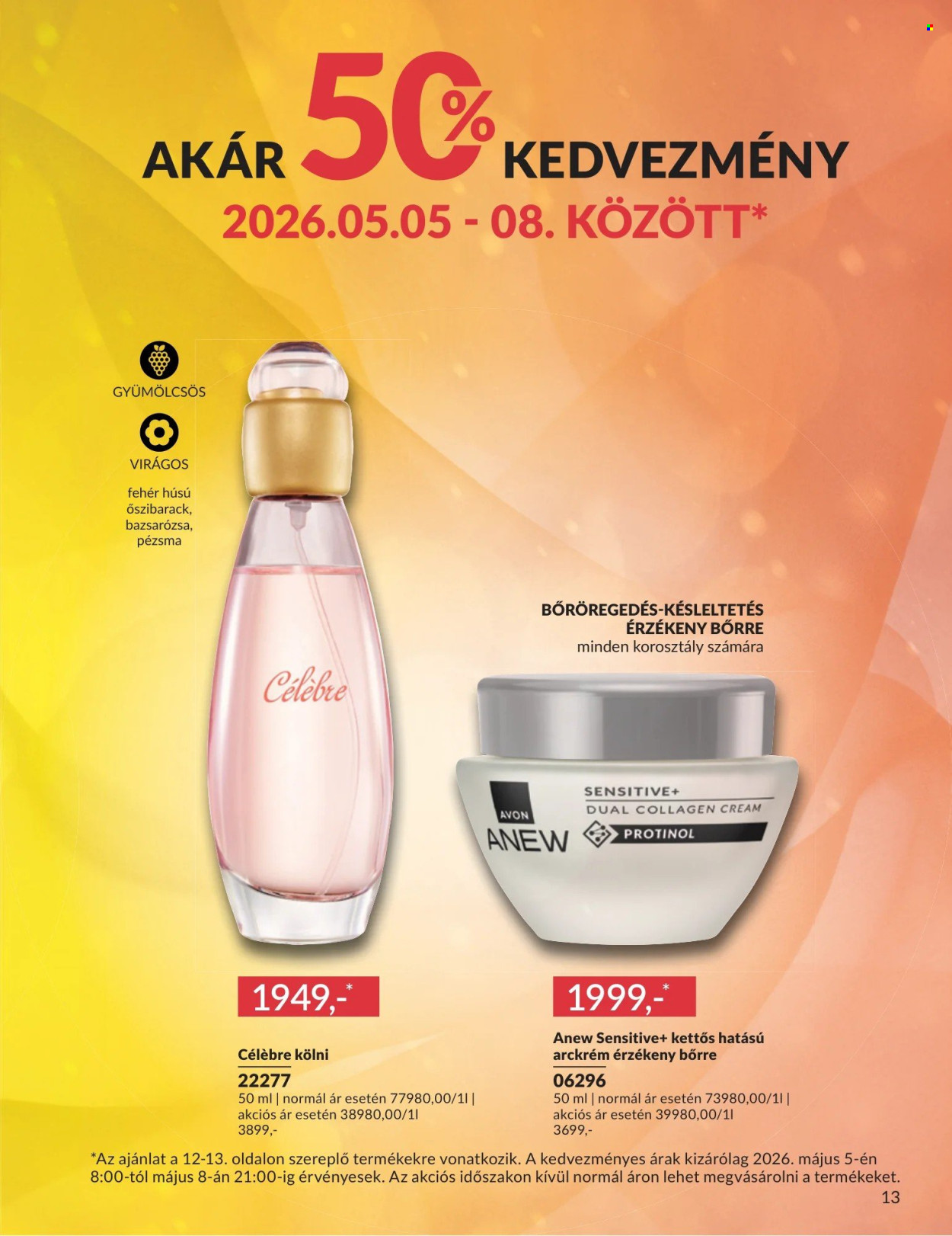 Avon akciós újságok - 2026.05.01 - 2026.05.31. Oldal 13
