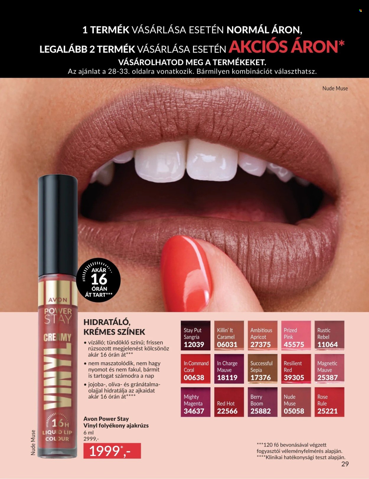 Avon akciós újságok - 2026.05.01 - 2026.05.31. Oldal 29
