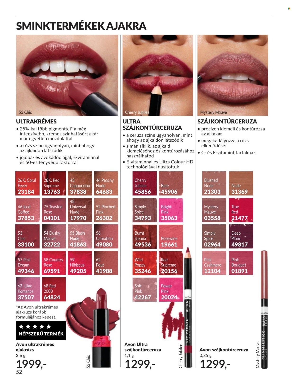Avon akciós újságok - 2026.05.01 - 2026.05.31. Oldal 52