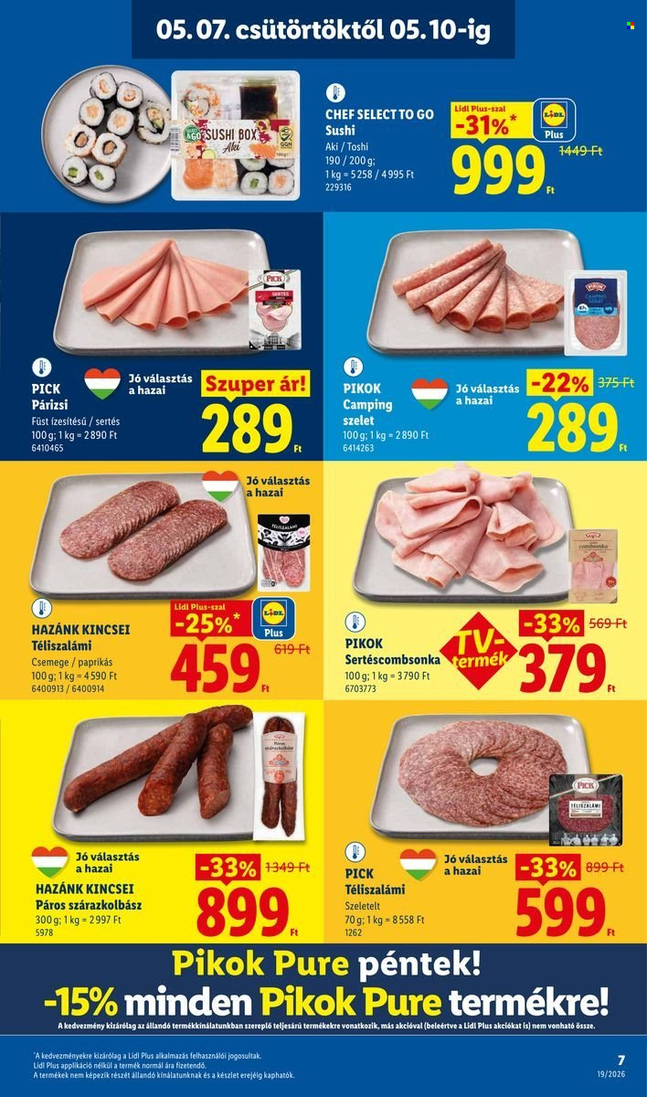 Lidl akciós újságok - 2026.05.07 - 2026.05.13. Oldal 7