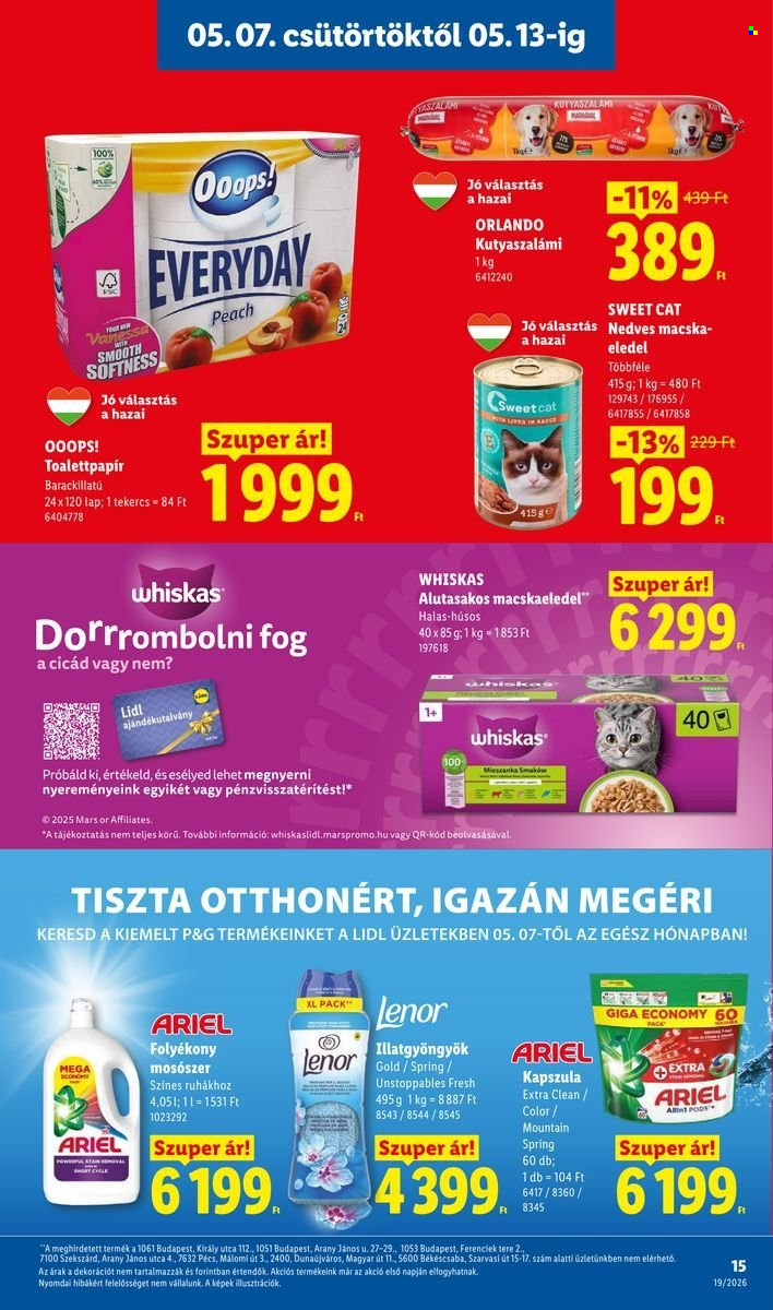 Lidl akciós újságok - 2026.05.07 - 2026.05.13. Oldal 15