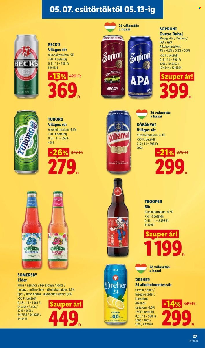 Lidl akciós újságok - 2026.05.07 - 2026.05.13. Oldal 27