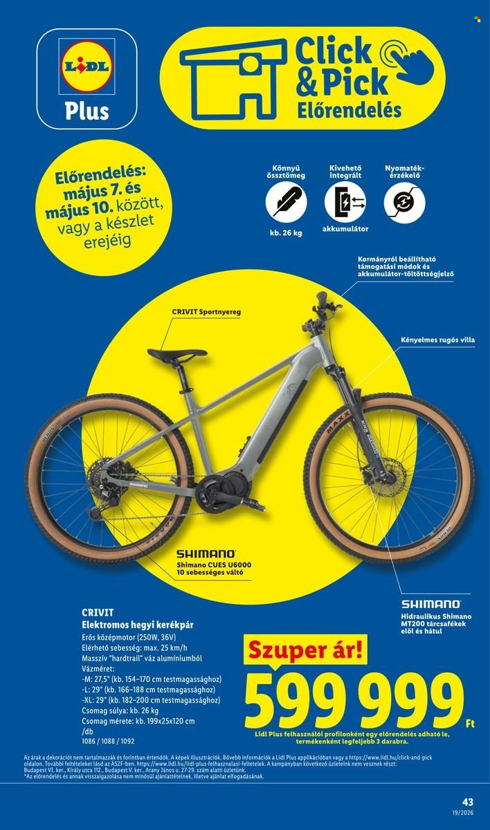 Lidl akciós újságok - 2026.05.07 - 2026.05.13. Oldal 43