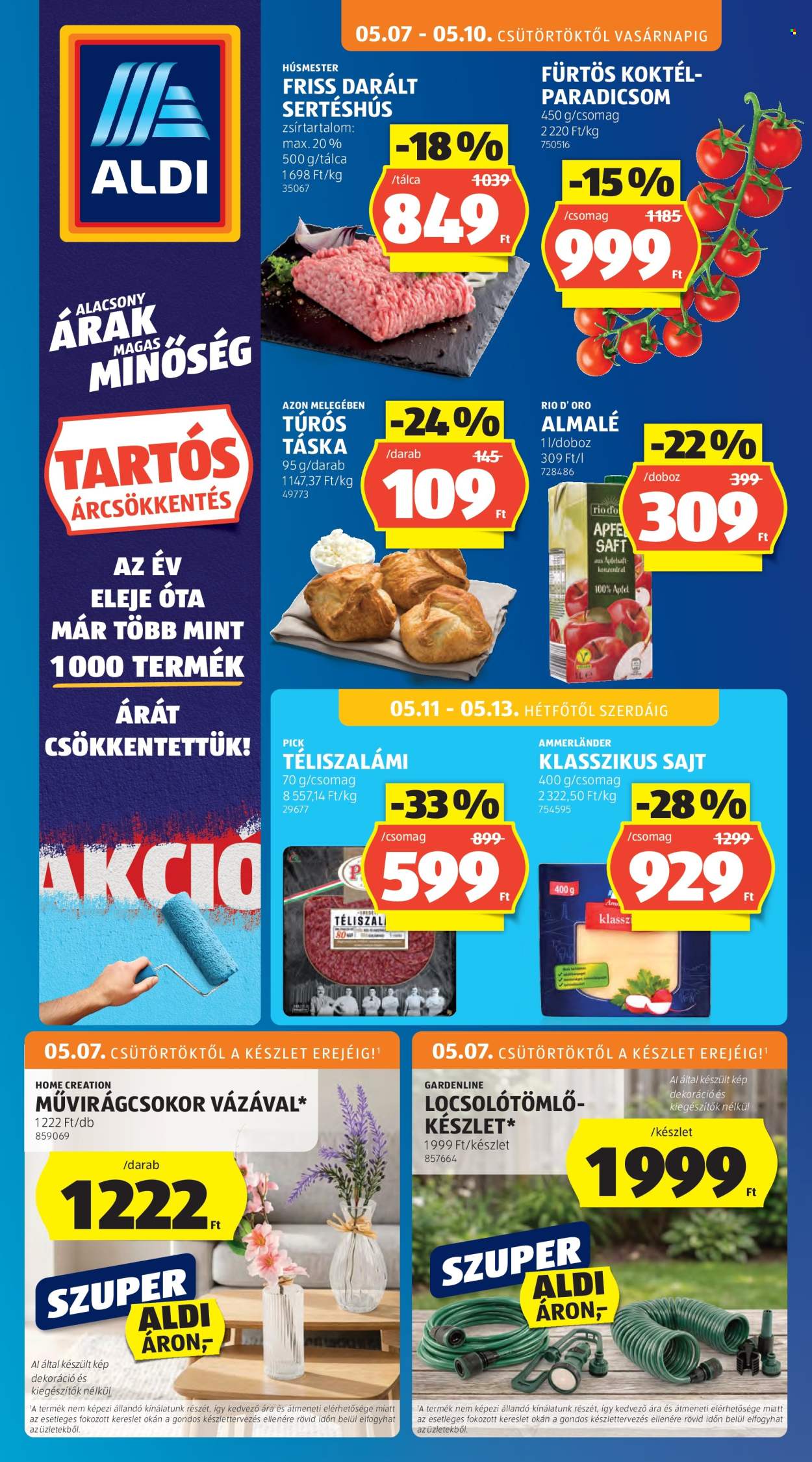 Aldi akciós újságok - 2026.05.07 - 2026.05.13. Oldal 1