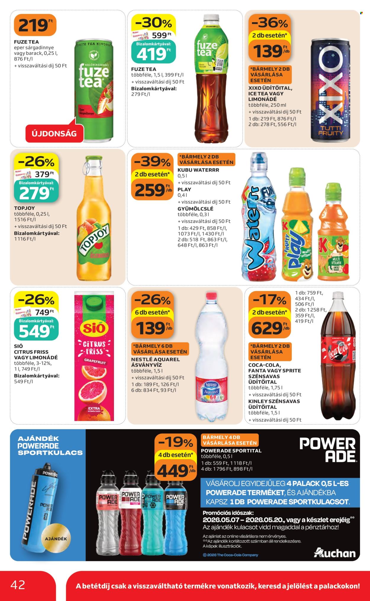 Auchan akciós újságok - 2026.05.07 - 2026.05.13. Oldal 42