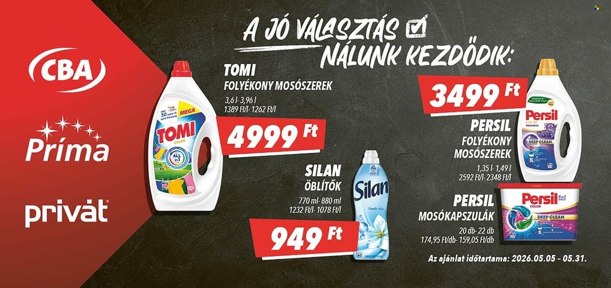 CBA akciós újságok - 2026.05.05 - 2026.05.31. Oldal 5
