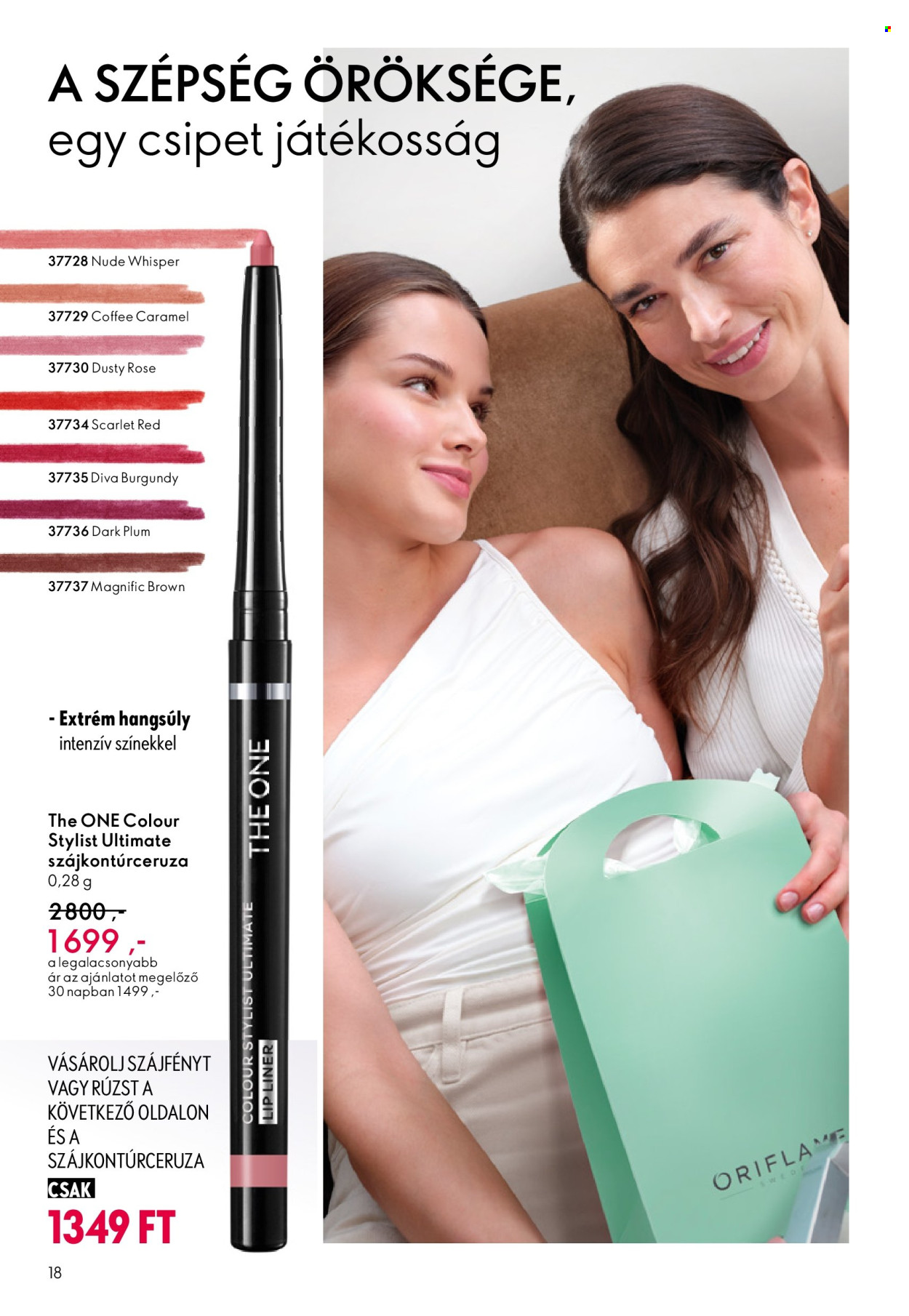 Oriflame akciós újságok - 2026.05.06 - 2026.05.26. Oldal 18