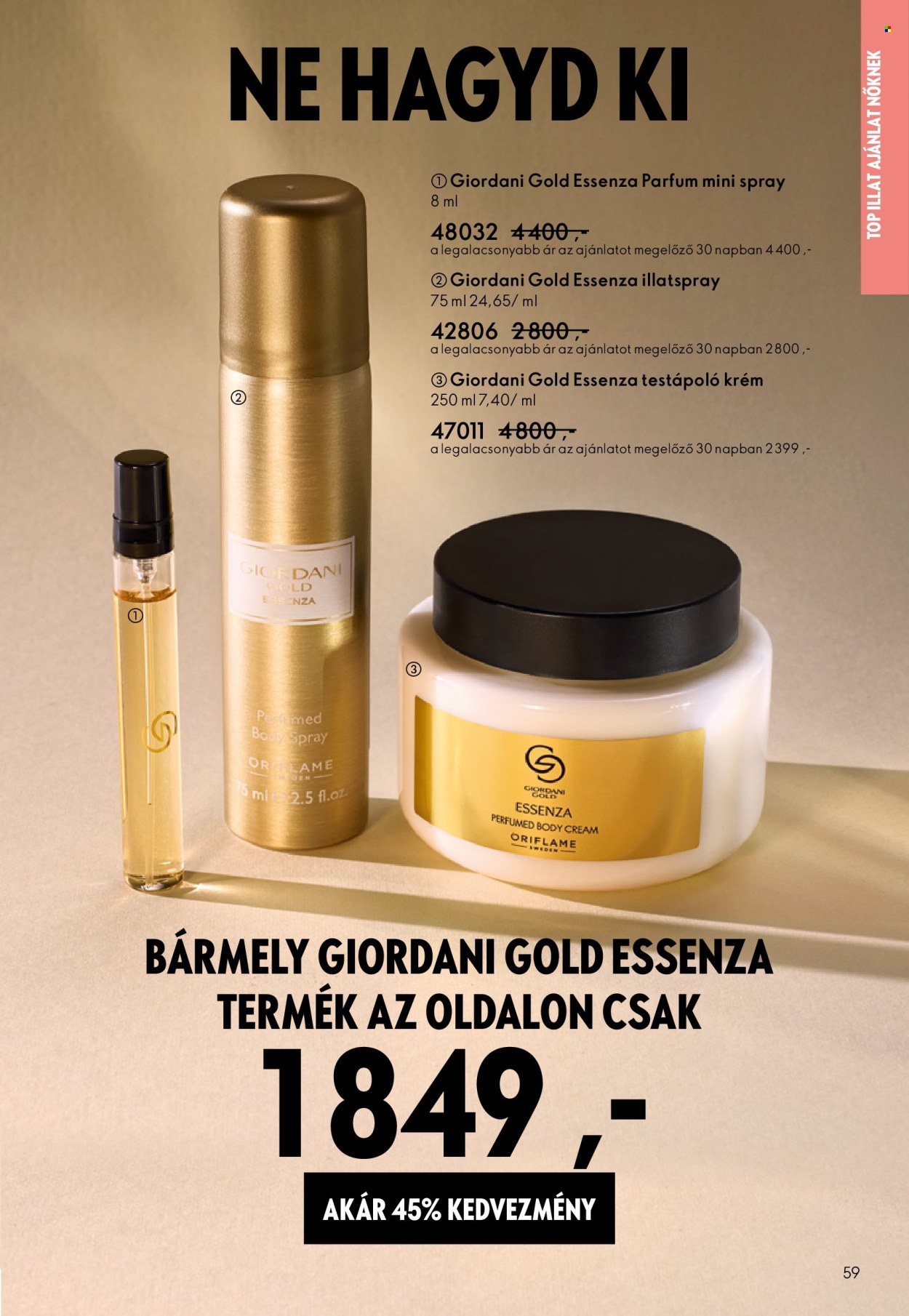Oriflame akciós újságok - 2026.05.06 - 2026.05.26. Oldal 59