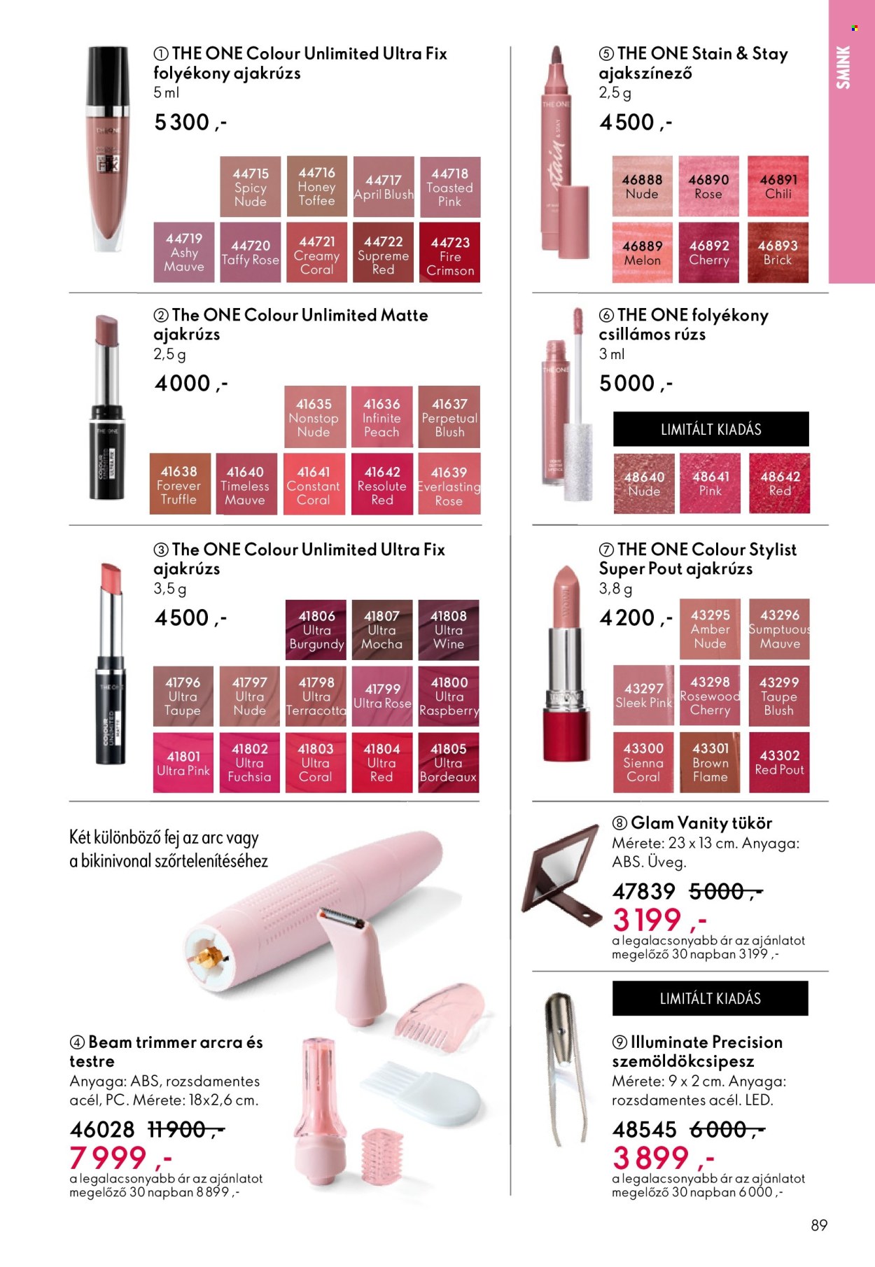 Oriflame akciós újságok - 2026.05.06 - 2026.05.26. Oldal 89