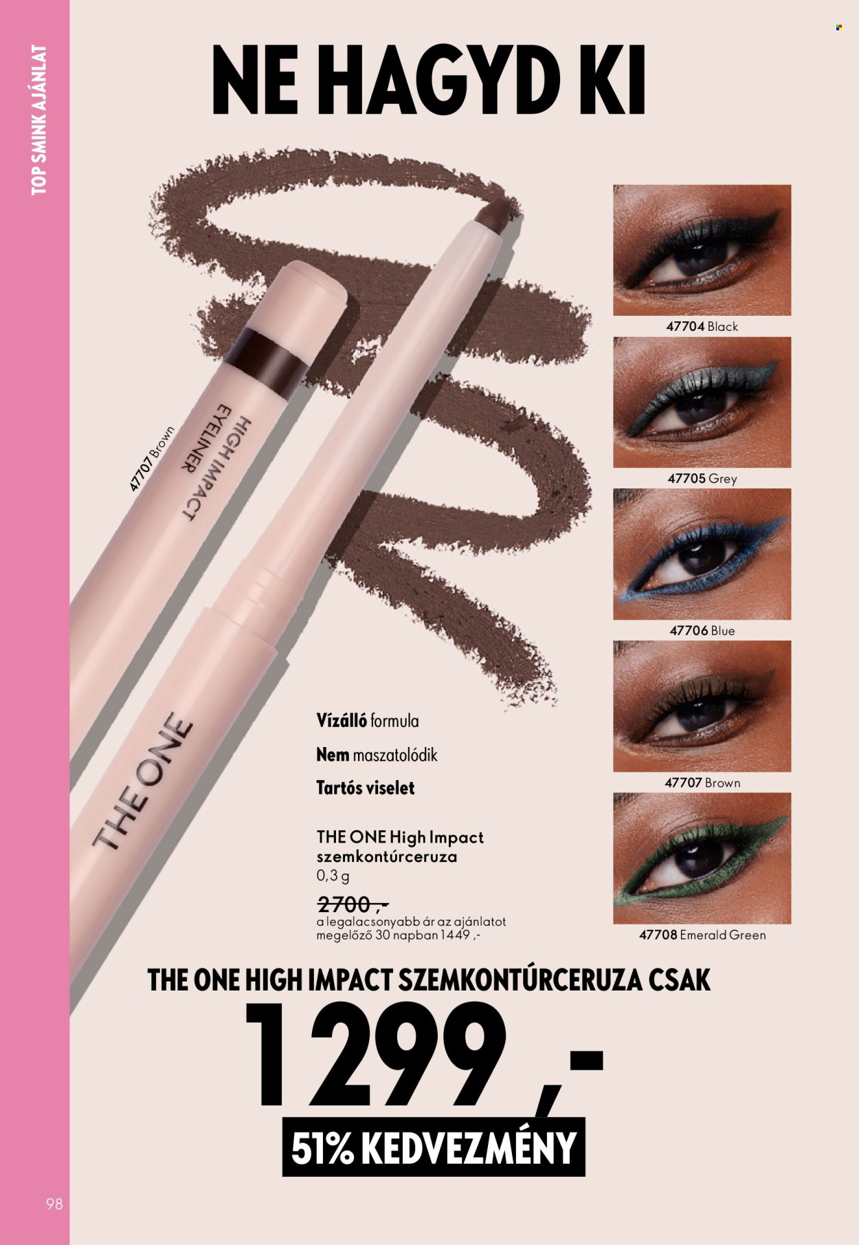 Oriflame akciós újságok - 2026.05.06 - 2026.05.26. Oldal 98