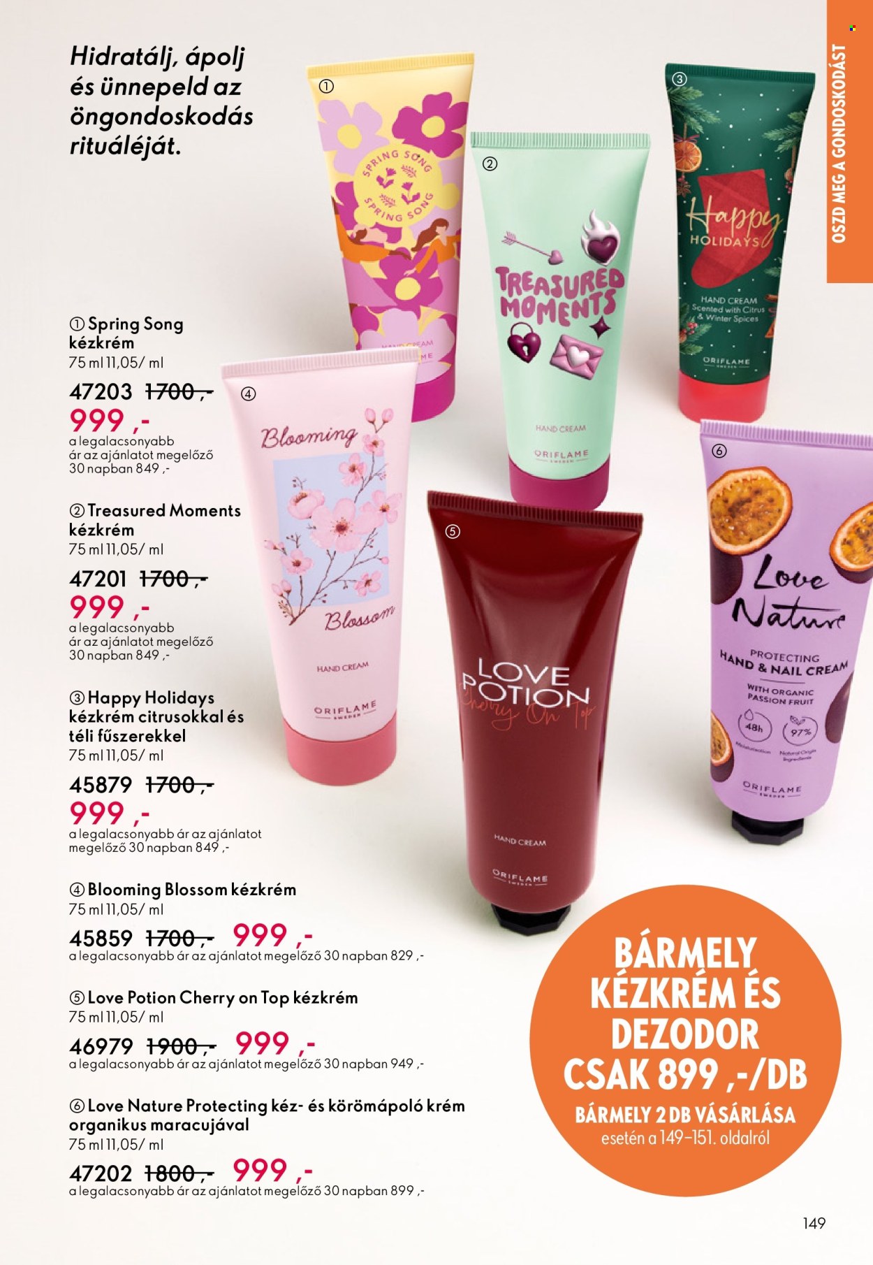 Oriflame akciós újságok - 2026.05.06 - 2026.05.26. Oldal 149