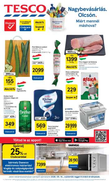 Újság TESCO - 2026.05.14 - 2026.05.20.