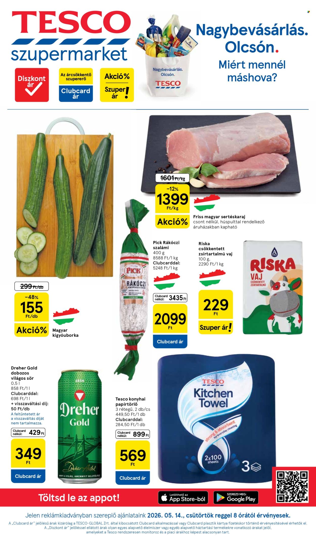 TESCO akciós újságok - 2026.05.14 - 2026.05.20. Oldal 1