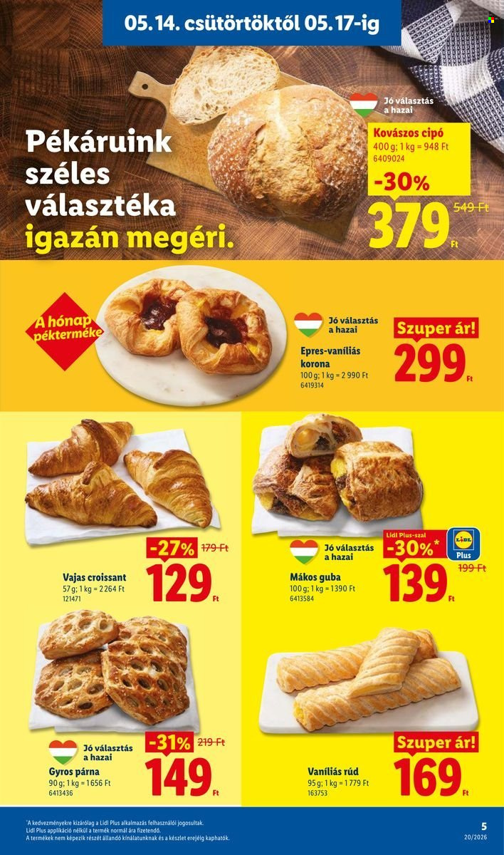 Lidl akciós újságok - 2026.05.14 - 2026.05.20. Oldal 5