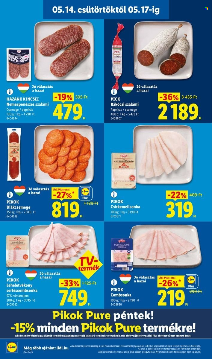 Lidl akciós újságok - 2026.05.14 - 2026.05.20. Oldal 8
