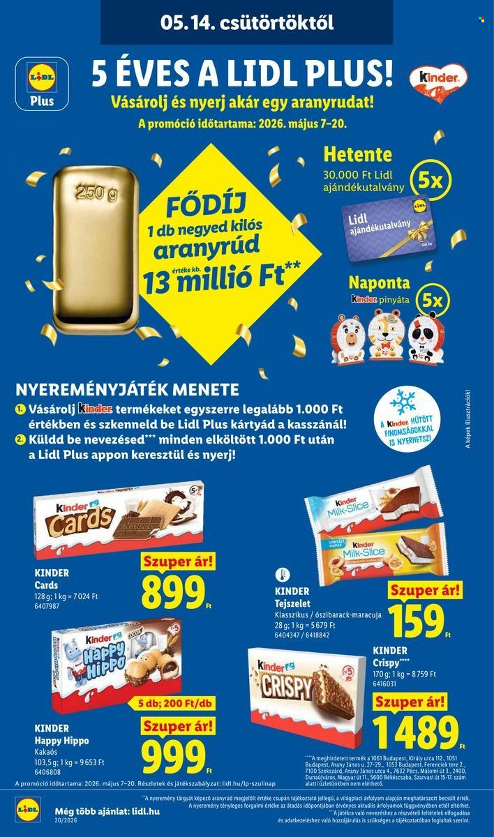 Lidl akciós újságok - 2026.05.14 - 2026.05.20. Oldal 24