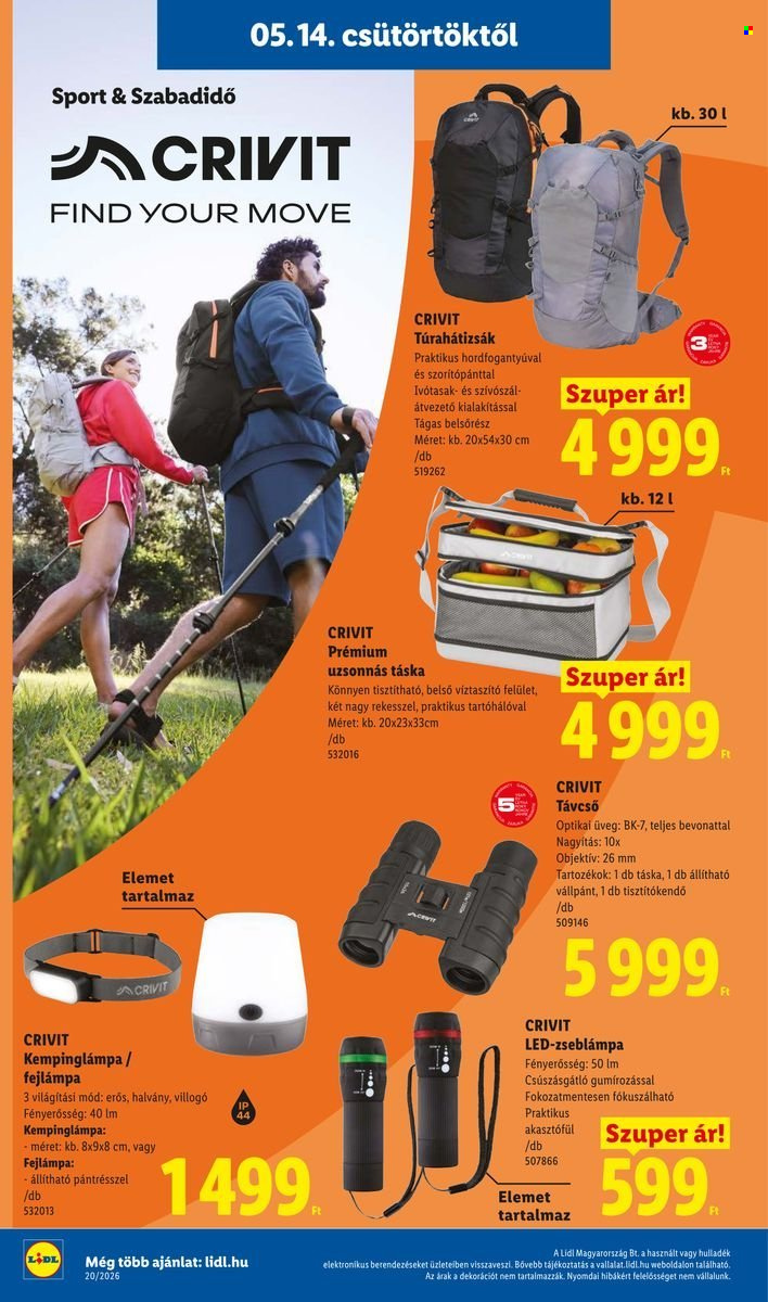 Lidl akciós újságok - 2026.05.14 - 2026.05.20. Oldal 30