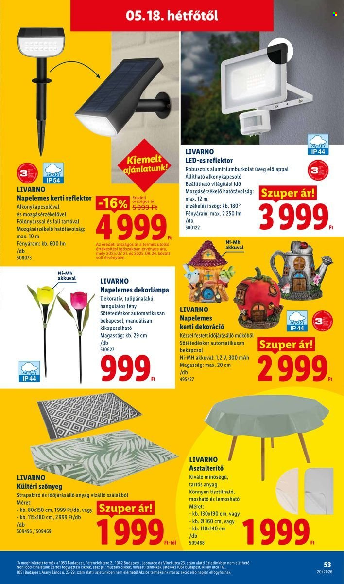 Lidl akciós újságok - 2026.05.14 - 2026.05.20. Oldal 53