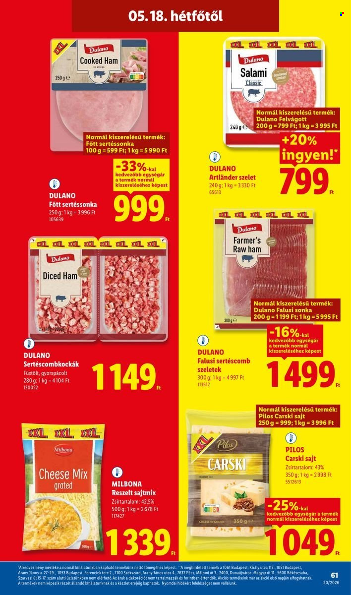 Lidl akciós újságok - 2026.05.14 - 2026.05.20. Oldal 61