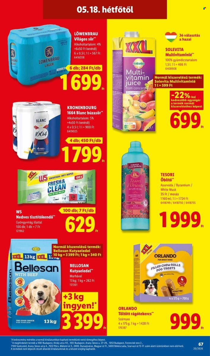 Lidl akciós újságok - 2026.05.14 - 2026.05.20. Oldal 67