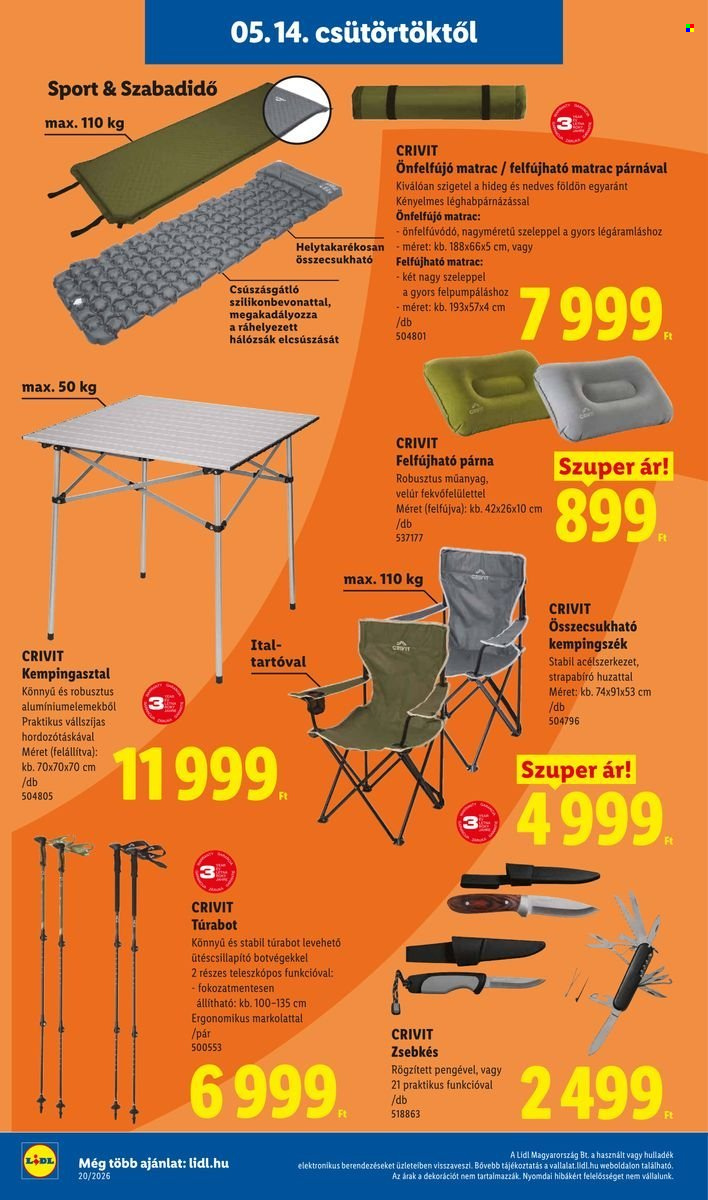 Lidl akciós újságok - 2026.05.14 - 2026.05.20. Oldal 4