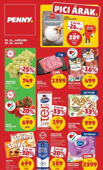 Újság Penny Market - 2026.05.14 - 2026.05.20.