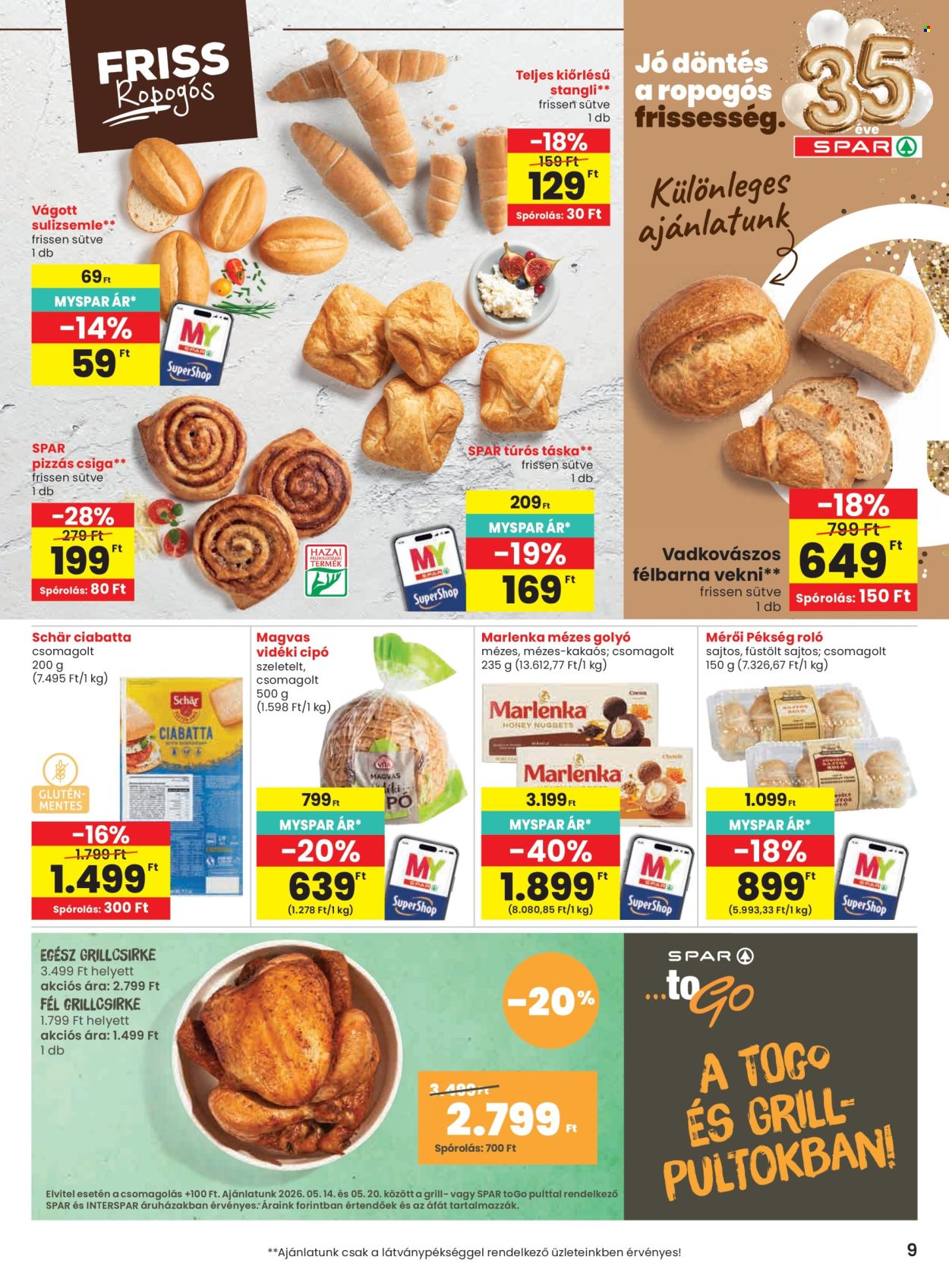 SPAR akciós újságok - 2026.05.14 - 2026.05.20. Oldal 9