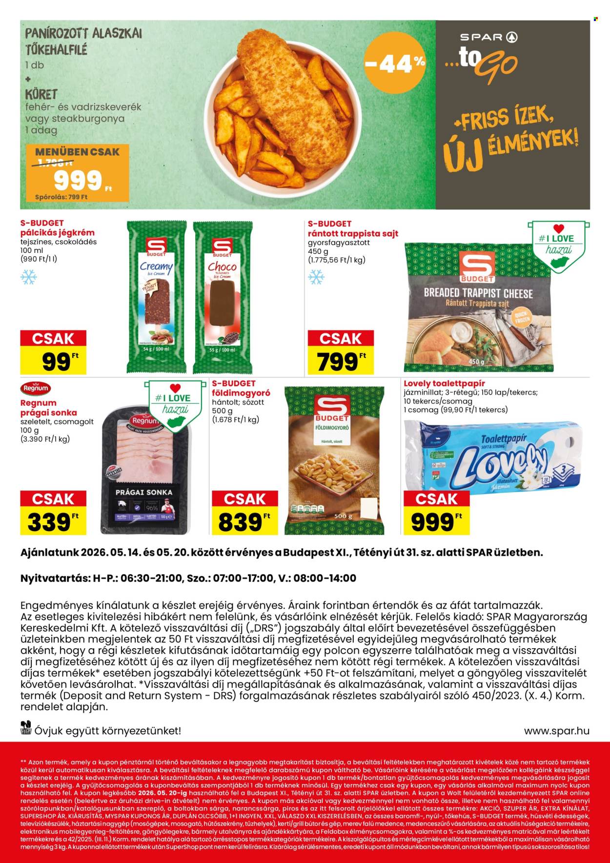 SPAR Szupermarket akciós újságok - 2026.05.14 - 2026.05.20. Oldal 2