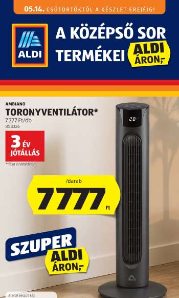 Újság Aldi - 2026.05.14 - 2026.05.20.