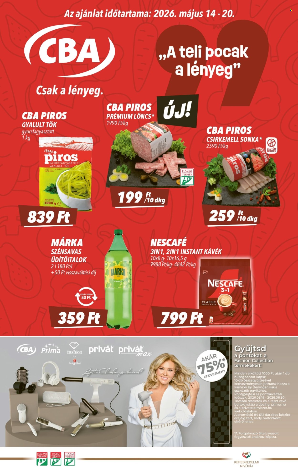 CBA akciós újságok - 2026.05.14 - 2026.05.20. Oldal 1