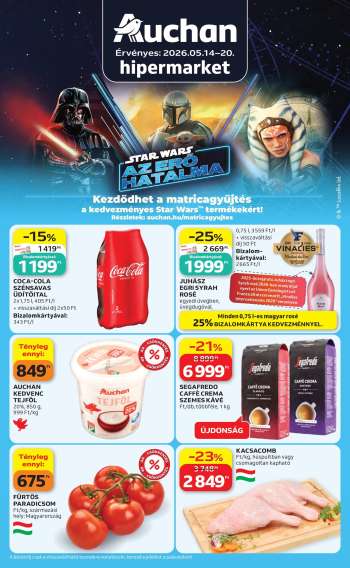 Újság Auchan - 2026.05.14 - 2026.05.20.