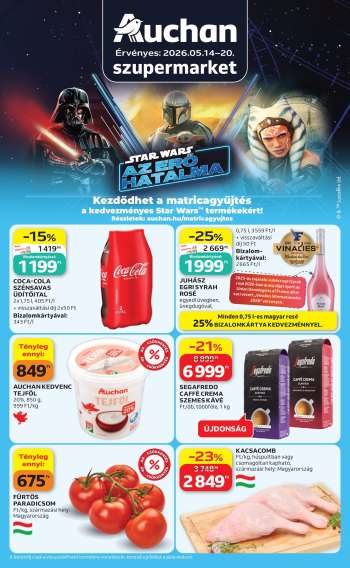 Újság Auchan - 2026.05.14 - 2026.05.20.