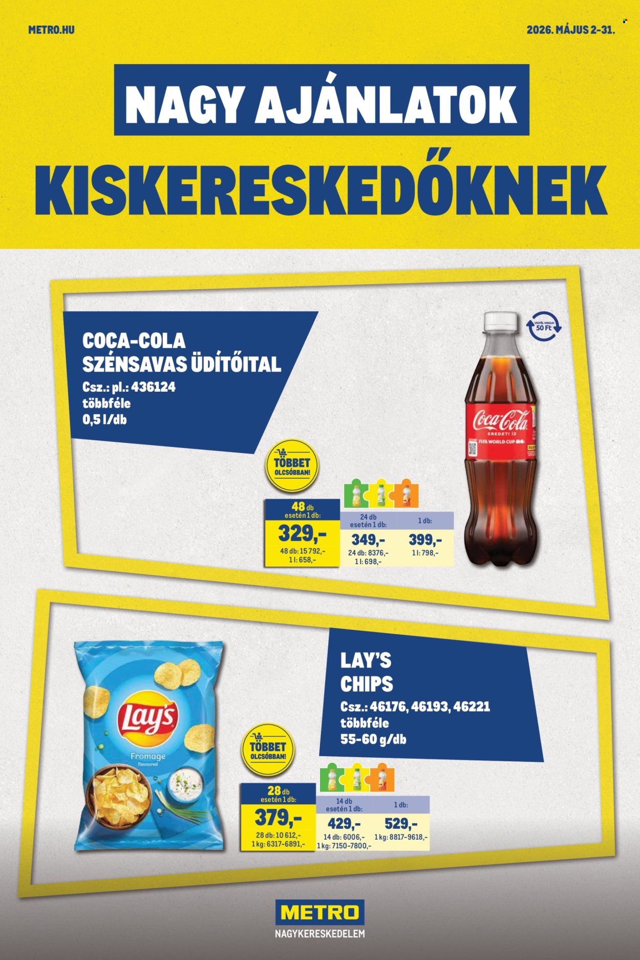 Metro akciós újságok - 2026.05.02 - 2026.05.31. Oldal 1