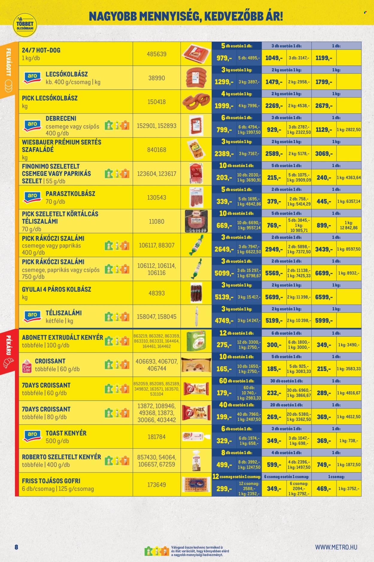Metro akciós újságok - 2026.05.02 - 2026.05.31. Oldal 8