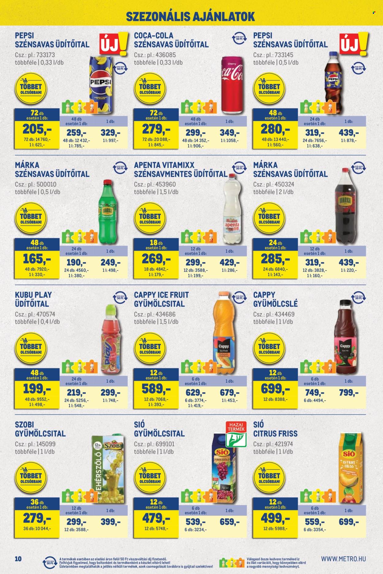 Metro akciós újságok - 2026.05.02 - 2026.05.31. Oldal 10
