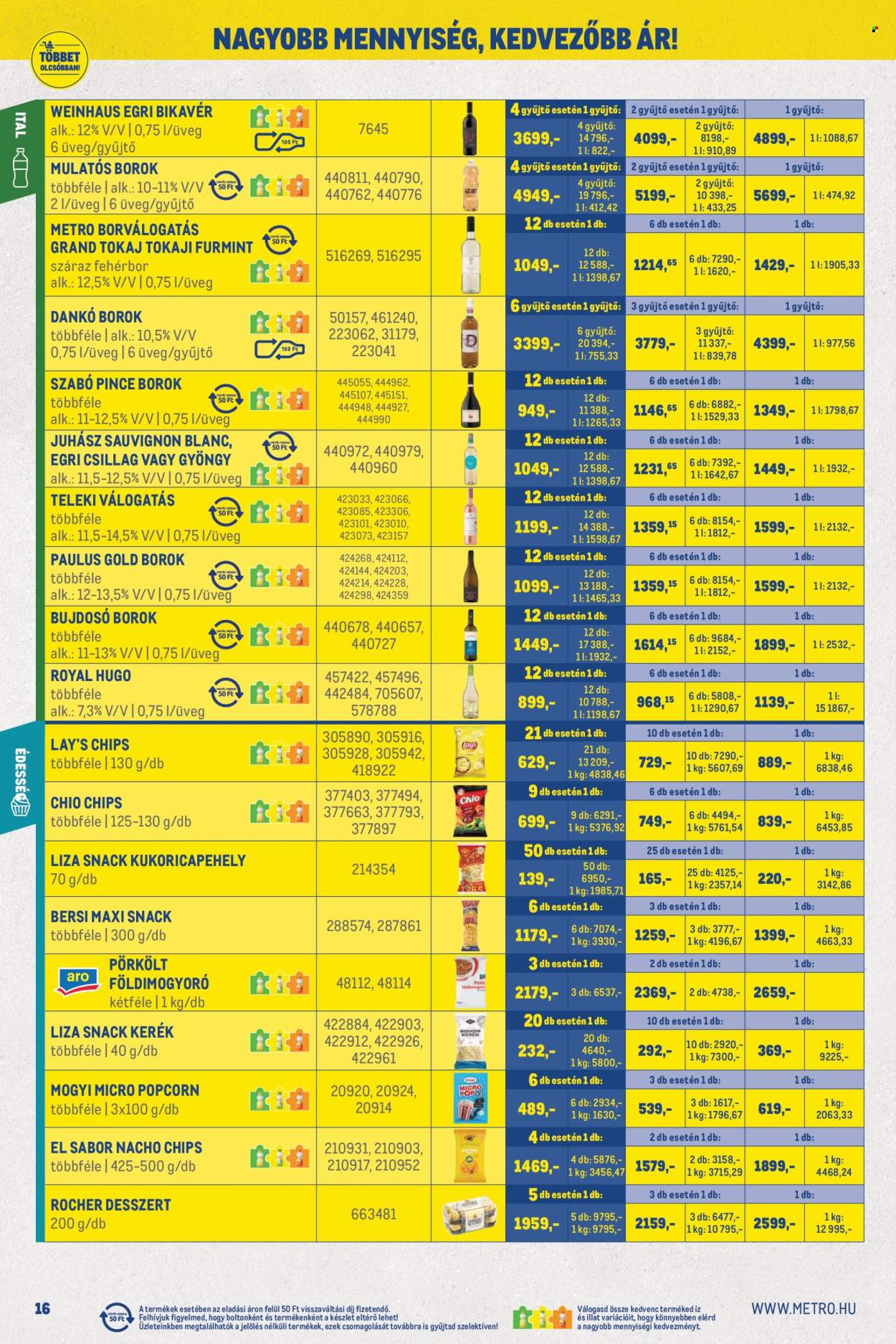 Metro akciós újságok - 2026.05.02 - 2026.05.31. Oldal 16