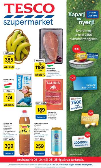 Újság TESCO - 2026.05.21 - 2026.05.27.
