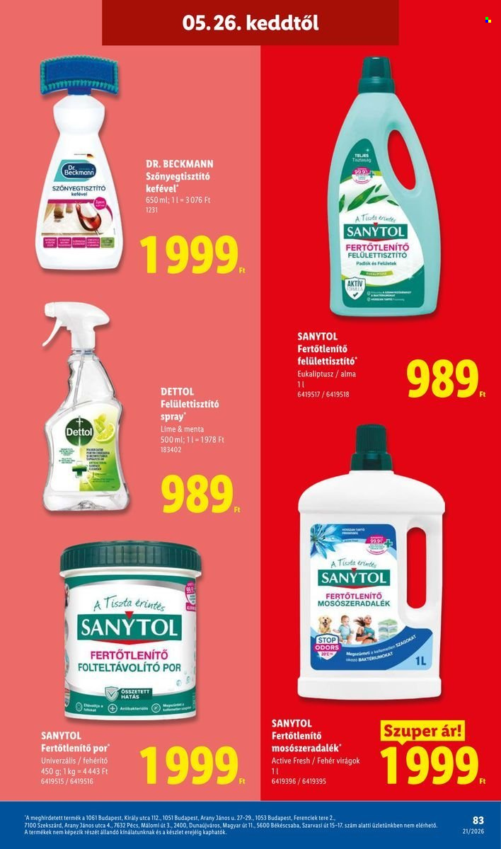 Lidl akciós újságok - 2026.05.21 - 2026.05.27. Oldal 83
