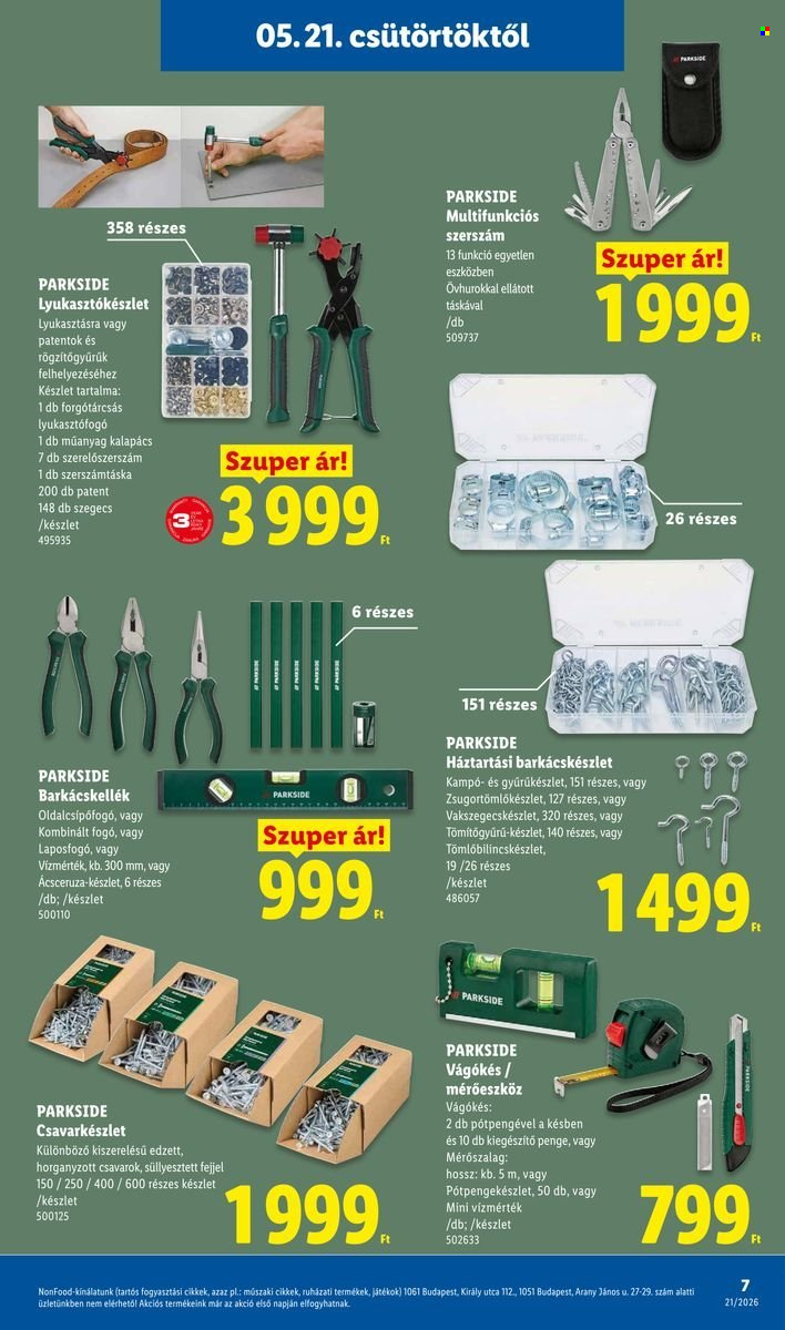 Lidl akciós újságok - 2026.05.21 - 2026.05.27. Oldal 7
