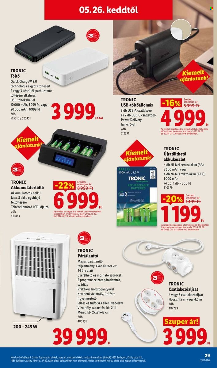 Lidl akciós újságok - 2026.05.21 - 2026.05.27. Oldal 29