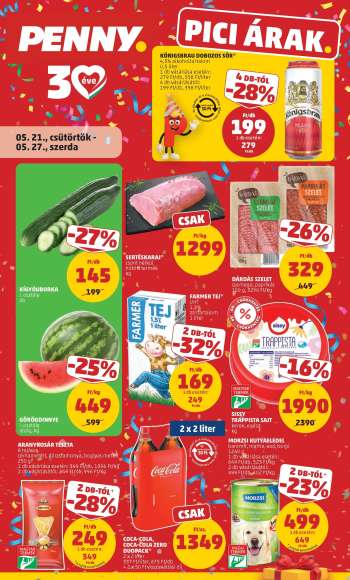 Újság Penny Market - 2026.05.21 - 2026.05.27.