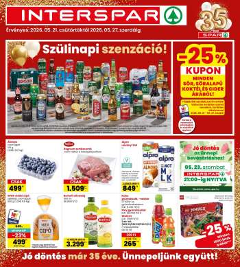 Újság INTERSPAR - 2026.05.21 - 2026.05.27.