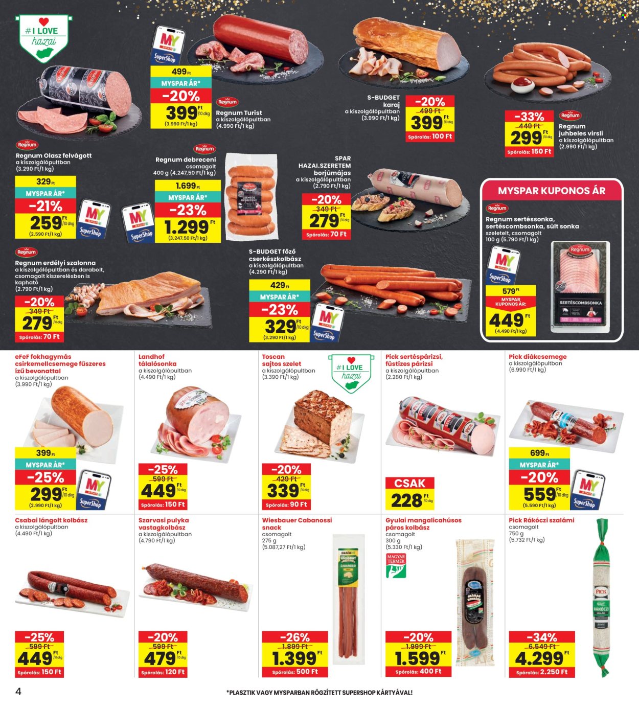 INTERSPAR akciós újságok - 2026.05.21 - 2026.05.27. Oldal 4