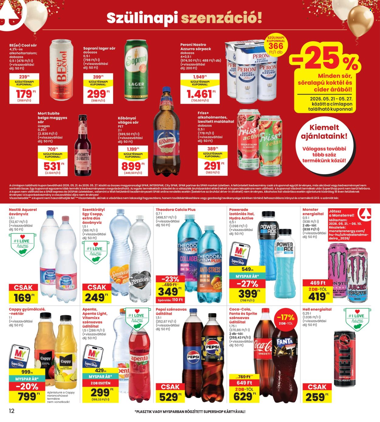 INTERSPAR akciós újságok - 2026.05.21 - 2026.05.27. Oldal 12