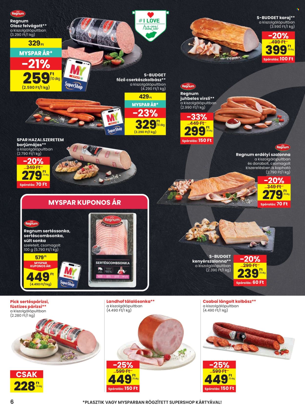 SPAR akciós újságok - 2026.05.21 - 2026.05.27. Oldal 6