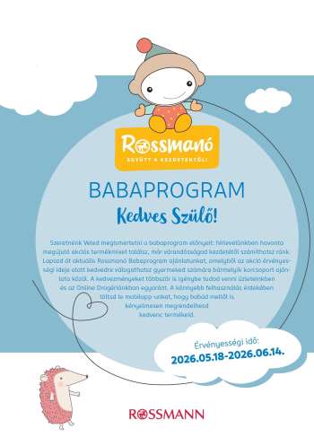 Újság Rossmann - 2026.05.18 - 2026.06.14.