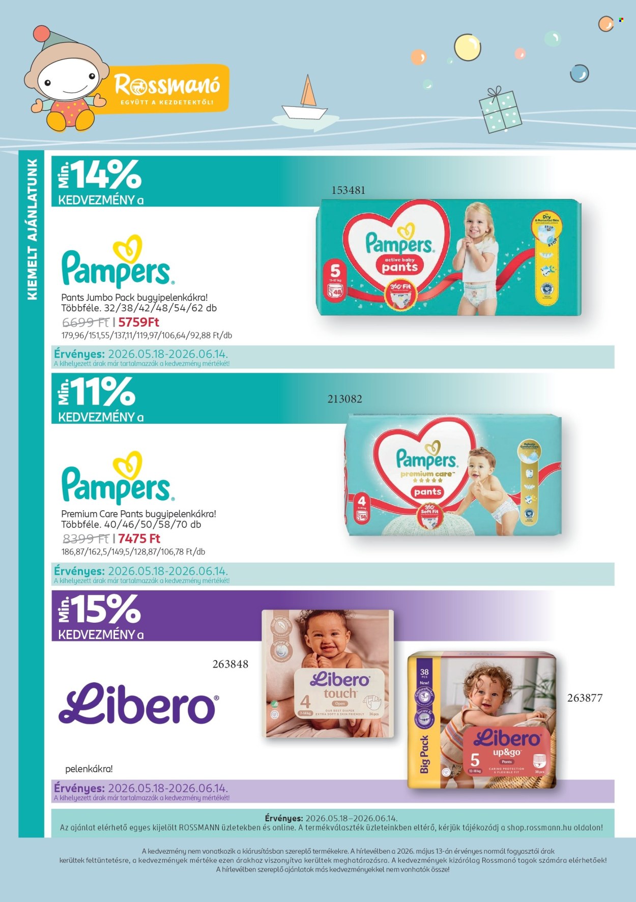 Rossmann akciós újságok - 2026.05.18 - 2026.06.14. Oldal 6