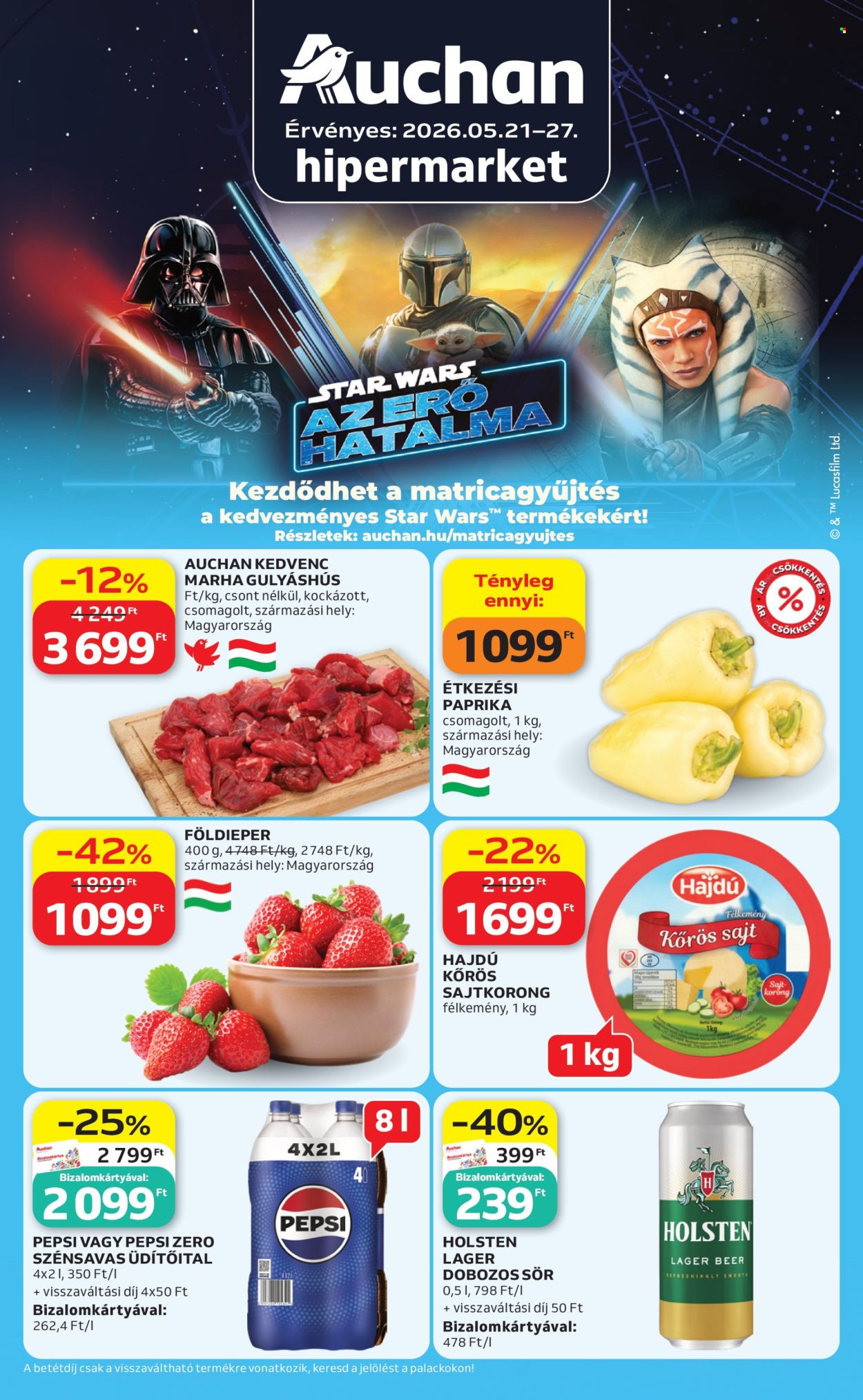 Auchan akciós újságok - 2026.05.21 - 2026.05.27. Oldal 1
