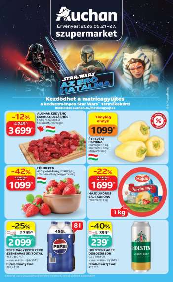 Újság Auchan - 2026.05.21 - 2026.05.27.